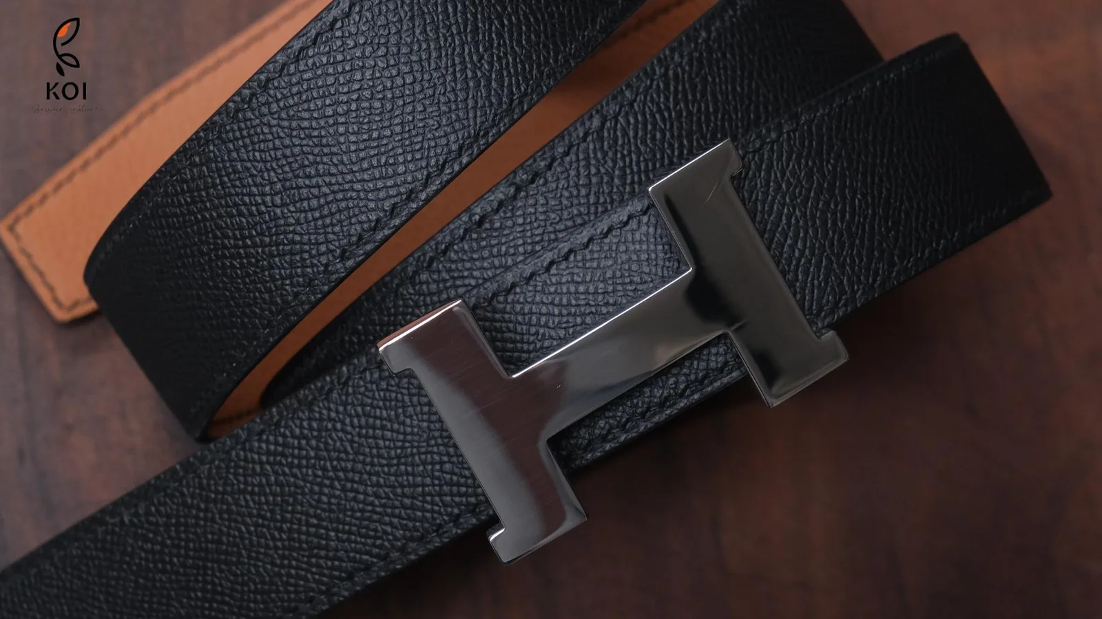 Thắt Lưng Da Nam - Da Epsom - Black - Hình 2