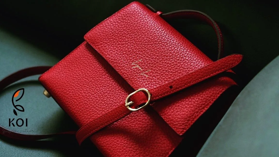 Balo Da Nữ - Da Clemence - Red - Hình 4