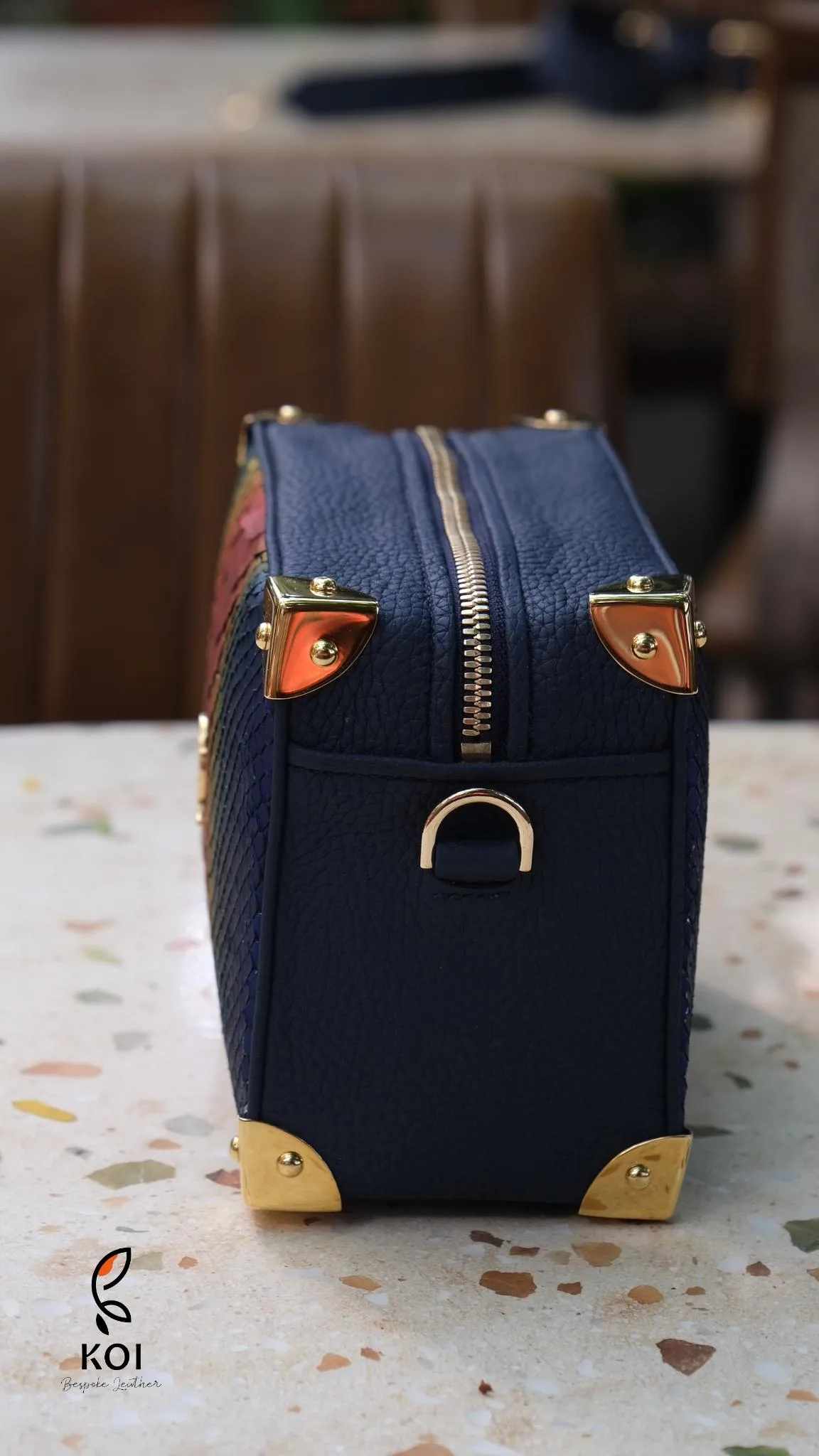 Kobo Bag - Da Trăn - Red x Yellow x Green x Blue - Hình 9