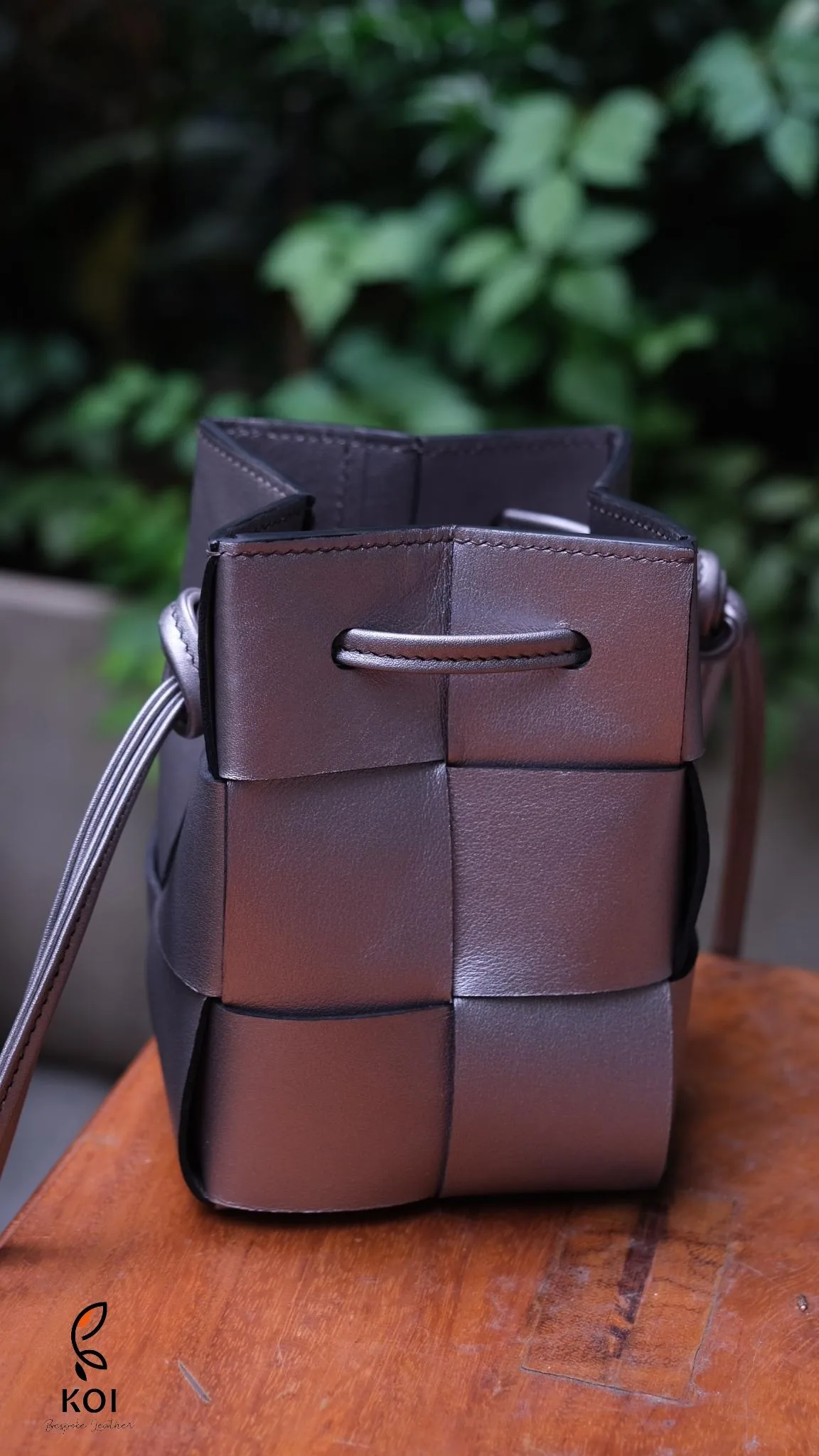 Woven Bag - Da Swift - Sliver - Hình 2