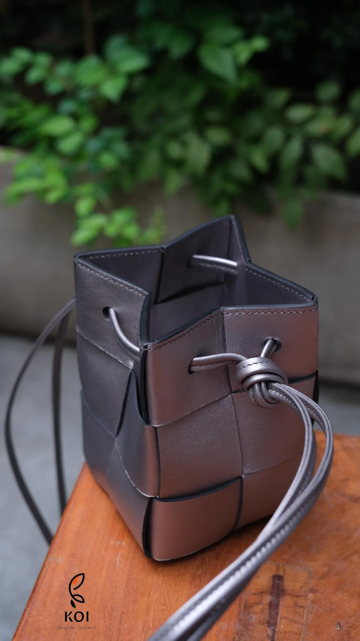 Woven Bag - Da Swift - Sliver - Hình 3