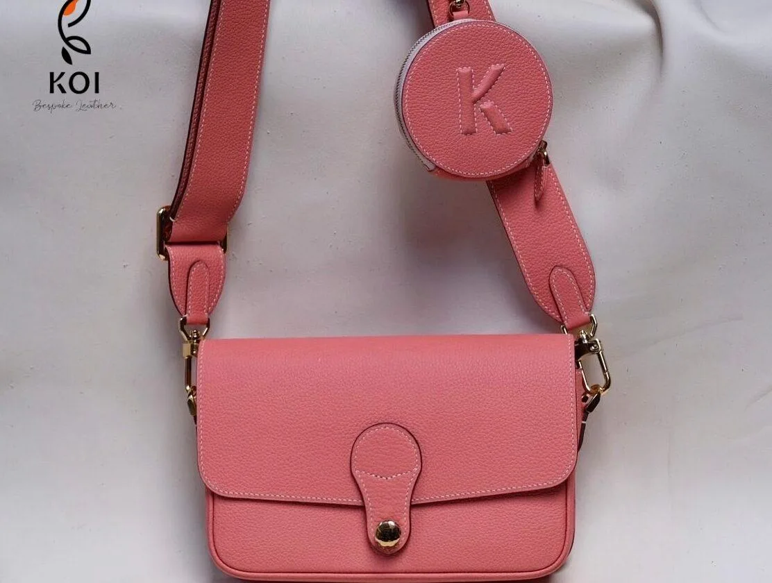 Matame Multibag - Da Togo - Pink - Hình 4