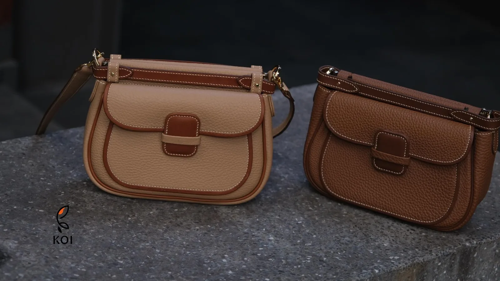 Mettique Bag - Da Togo - Brown - Hình 11
