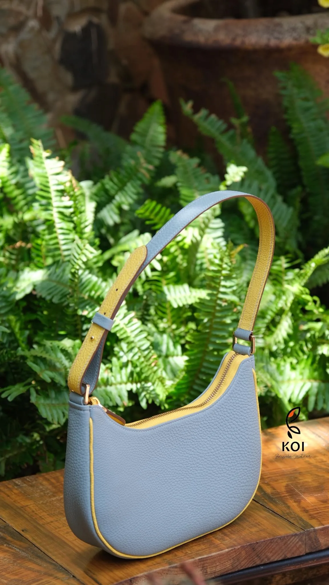Kres Bag - Da Togo - SteelBlue - Hình 5
