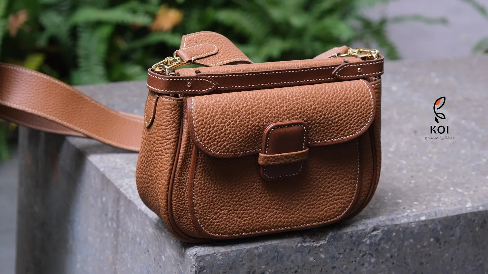 Mettique Bag - Da Togo - Brown - Hình 7