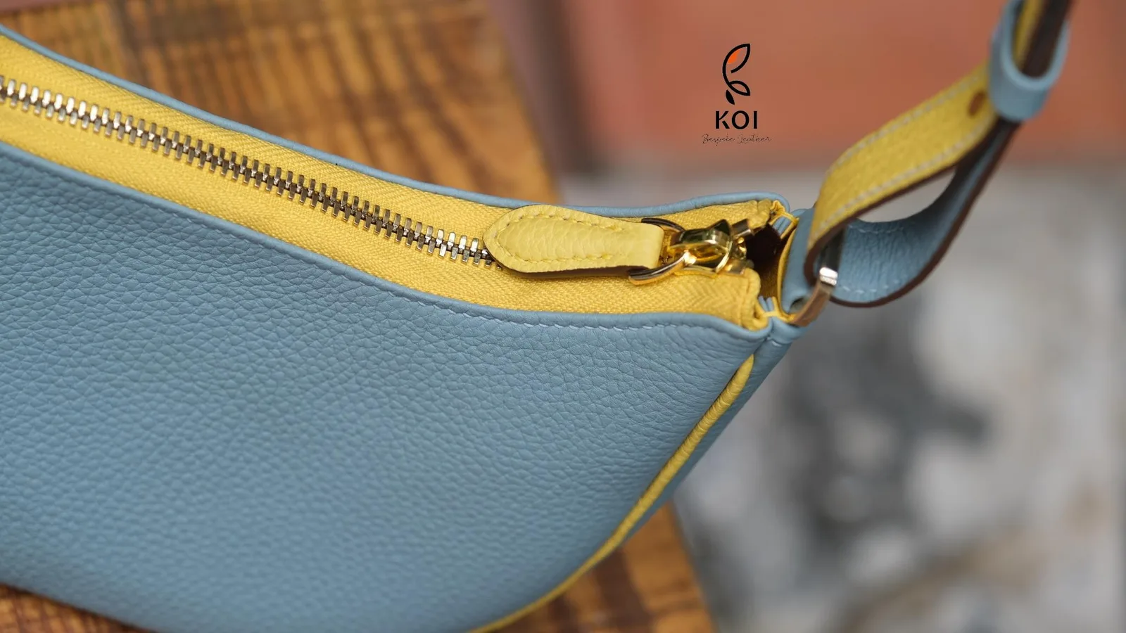 Kres Bag - Da Togo - SteelBlue - Hình 6