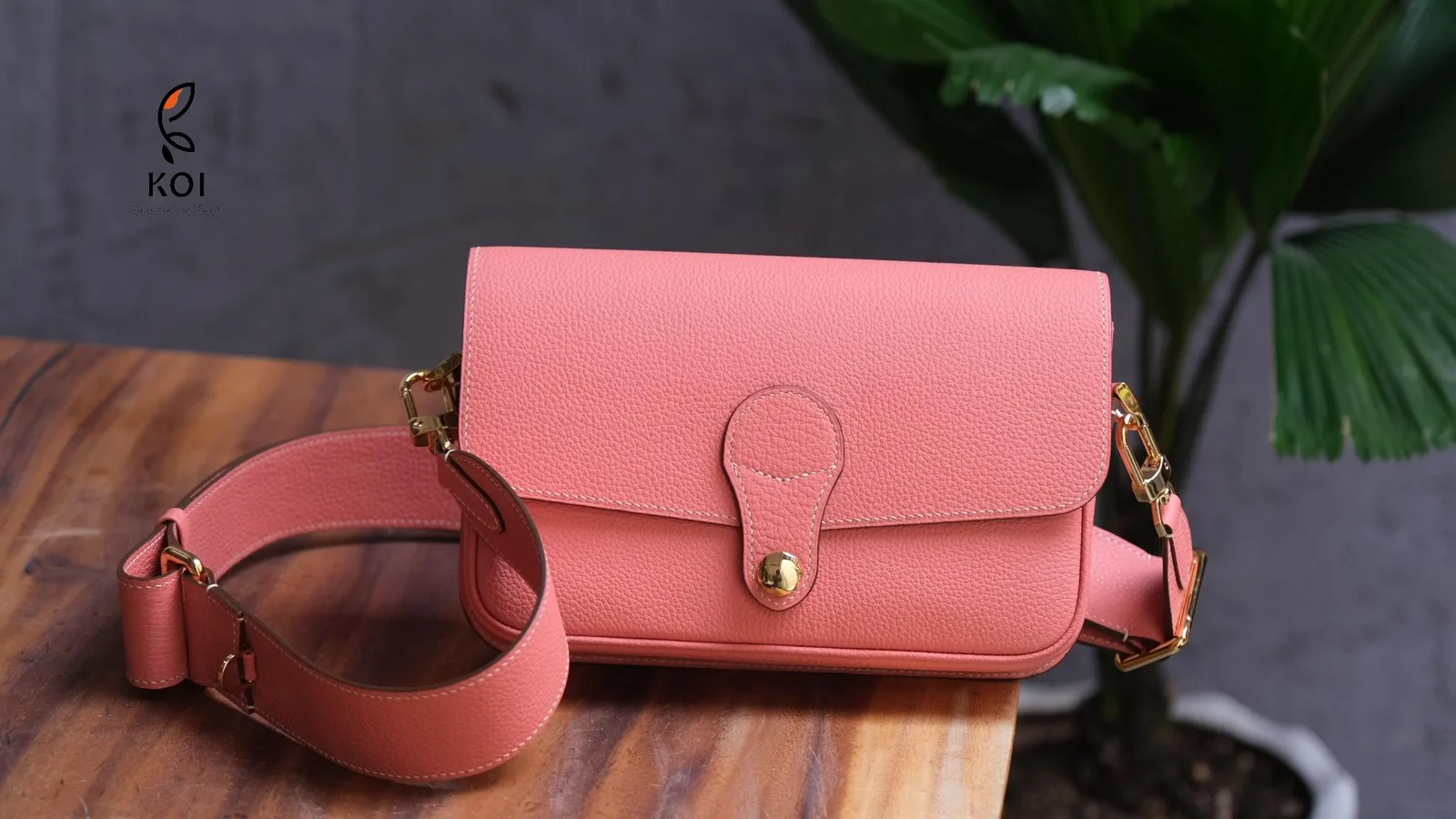 Matame Multibag - Da Togo - Pink - Hình 5
