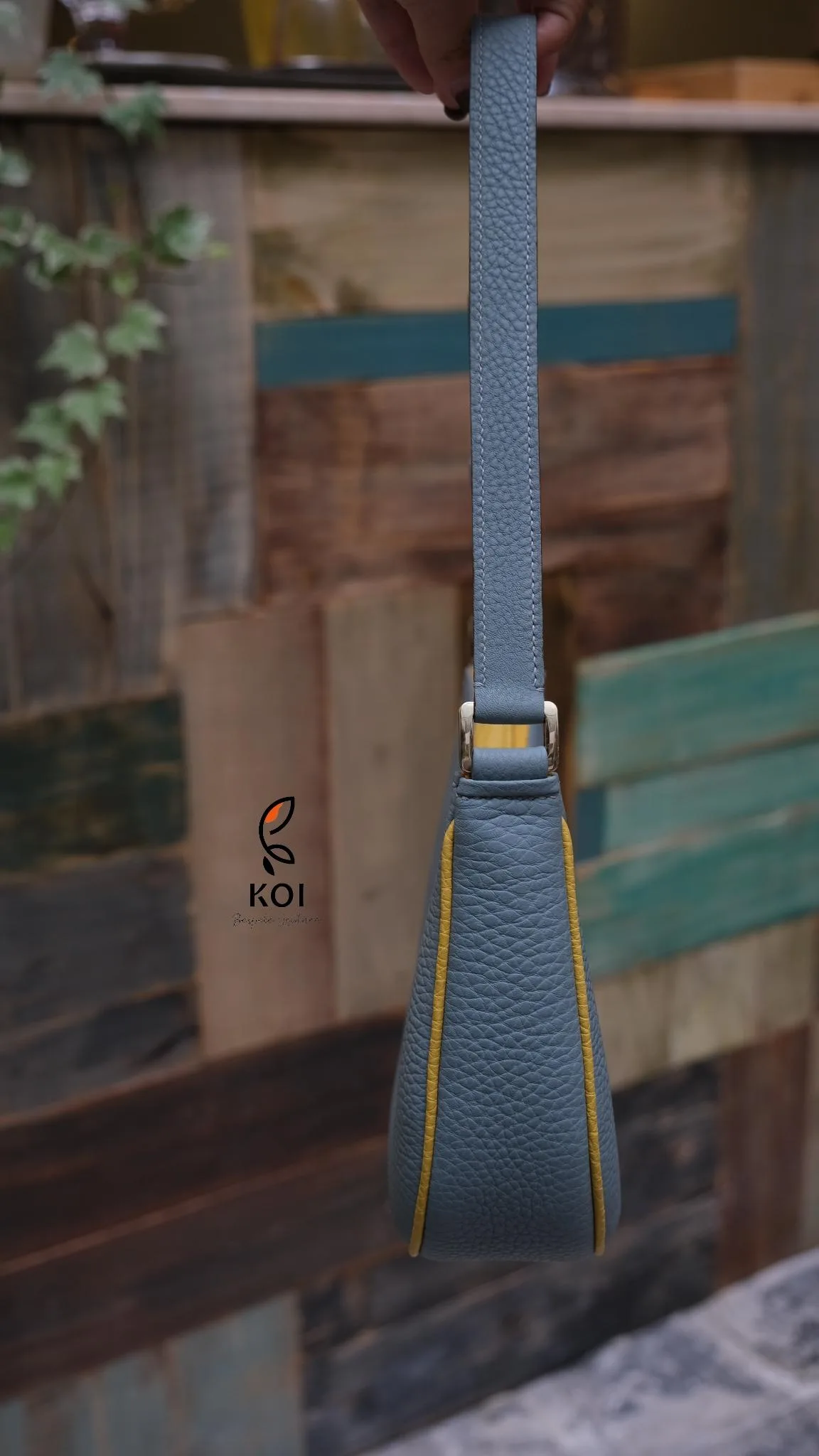 Kres Bag - Da Togo - SteelBlue - Hình 8