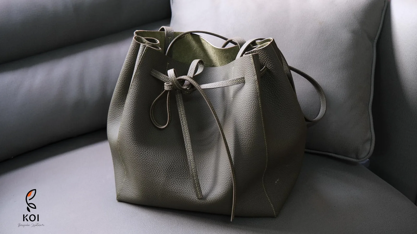 Tote Bag - Da Togo - SaddleBrown - Hình 6