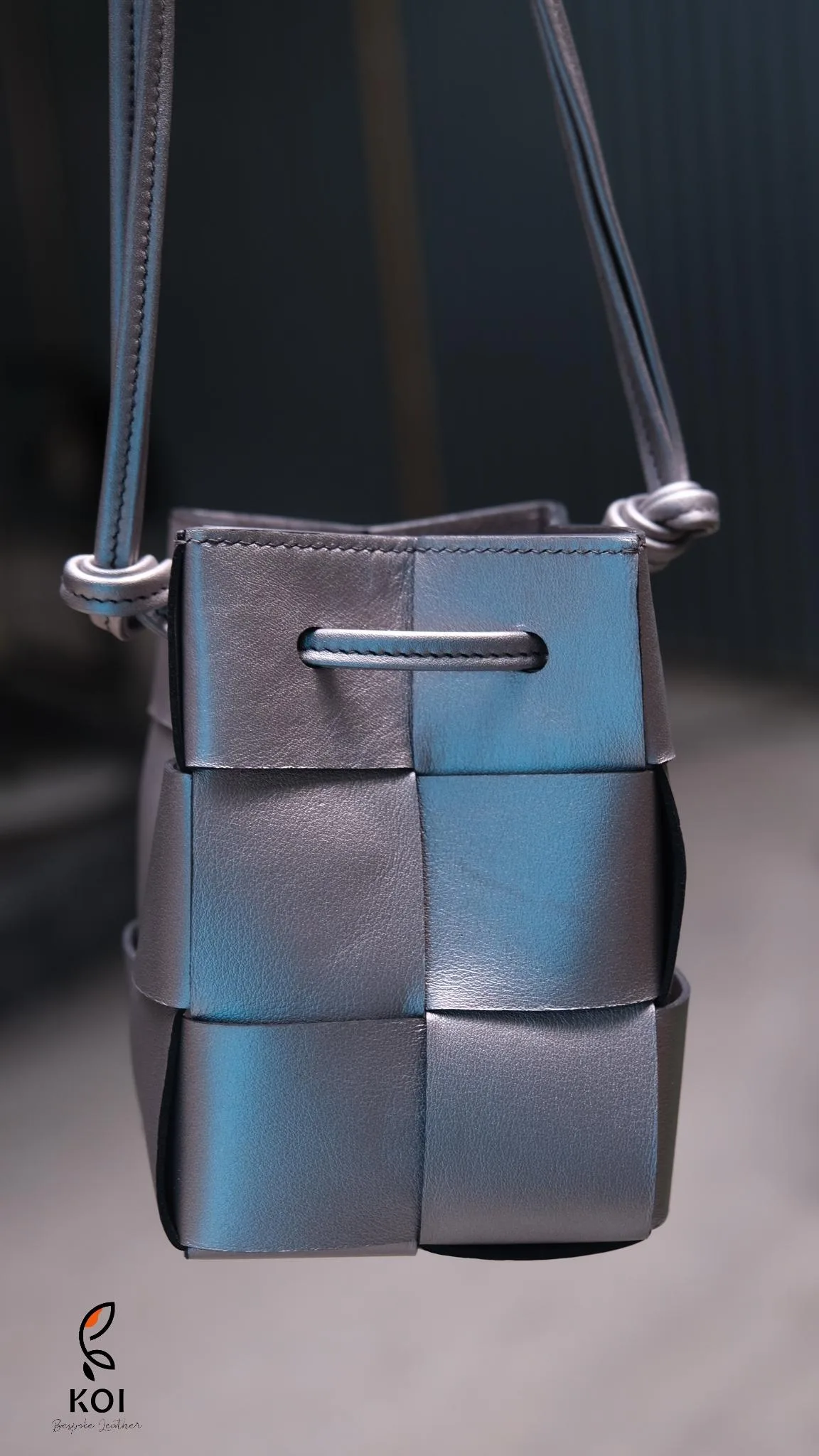 Woven Bag - Da Swift - Sliver - Hình 7