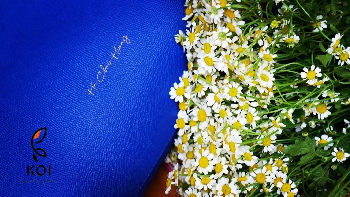 Tote Bag - Da Epsom - Blue - Hình 10
