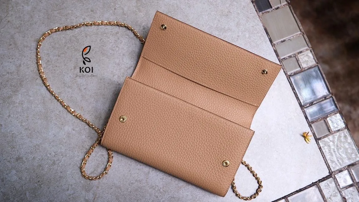Wallet On Chain – Da Clemence – BurlyWood - Hình 4
