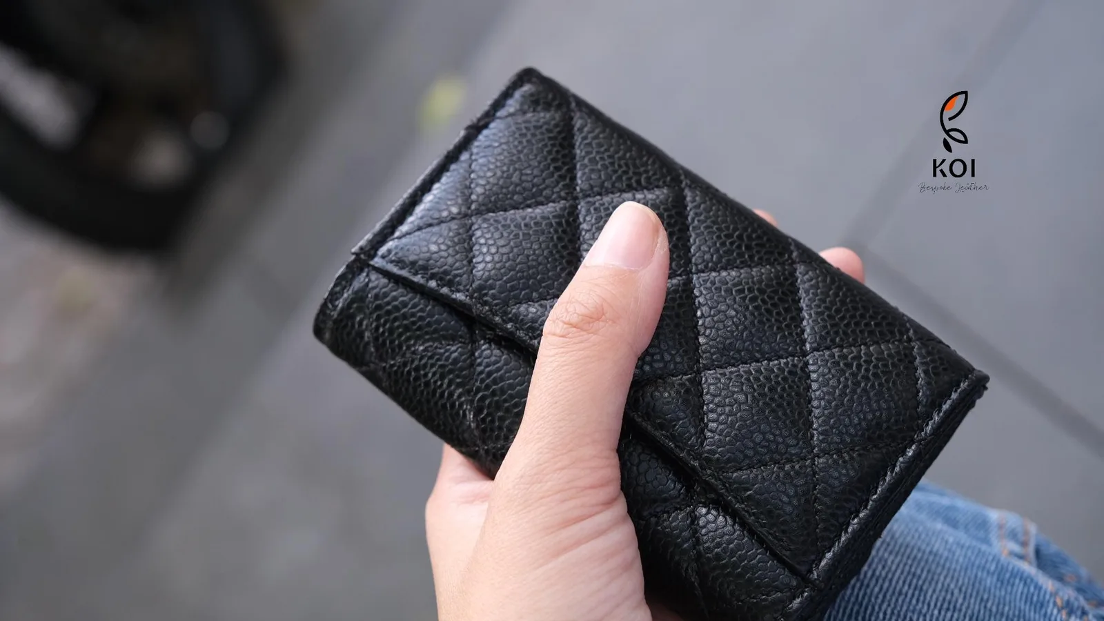 Ví Nữ Da – Da Carvia – Black - Hình 4