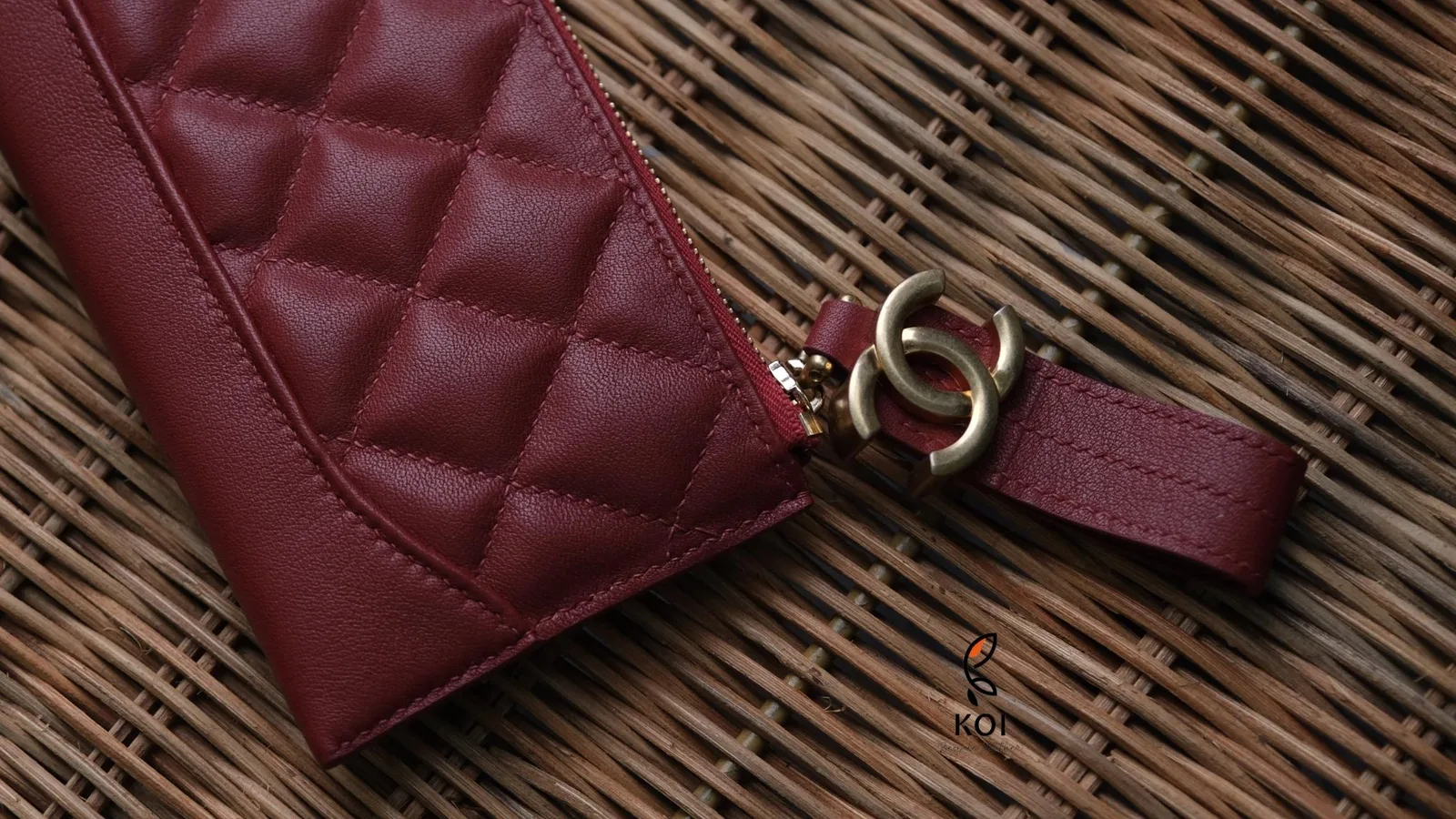 Ví Nữ Dài - Da Dê Alran - DarkRed - Hình 6