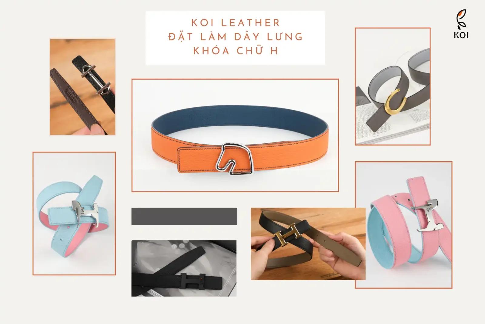 Đặt Làm Dây Lưng Khóa Chữ H Chuẩn Form, Đúng Gu, Đúng Da