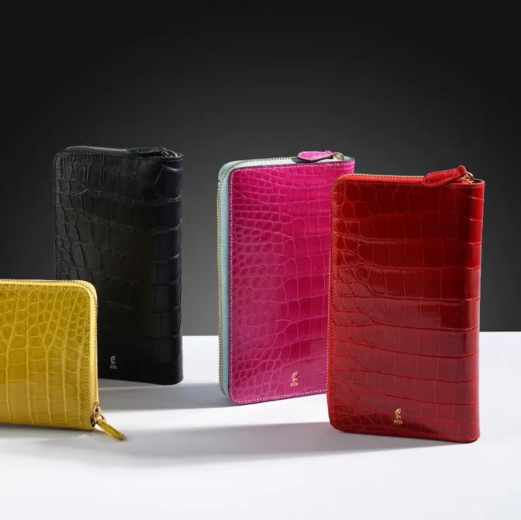 Ví Da Nữ Edda x Da Cá Sấu - KOI Leather