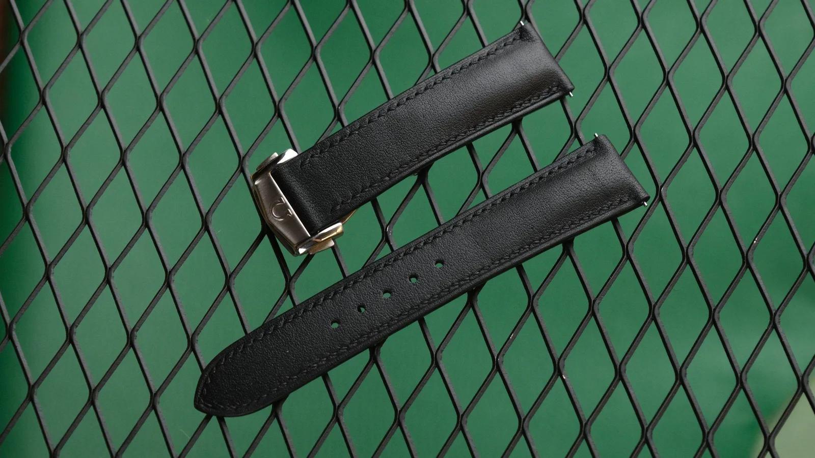 Dây Da Đồng Hồ - Da Swift - Black - KOI Leather