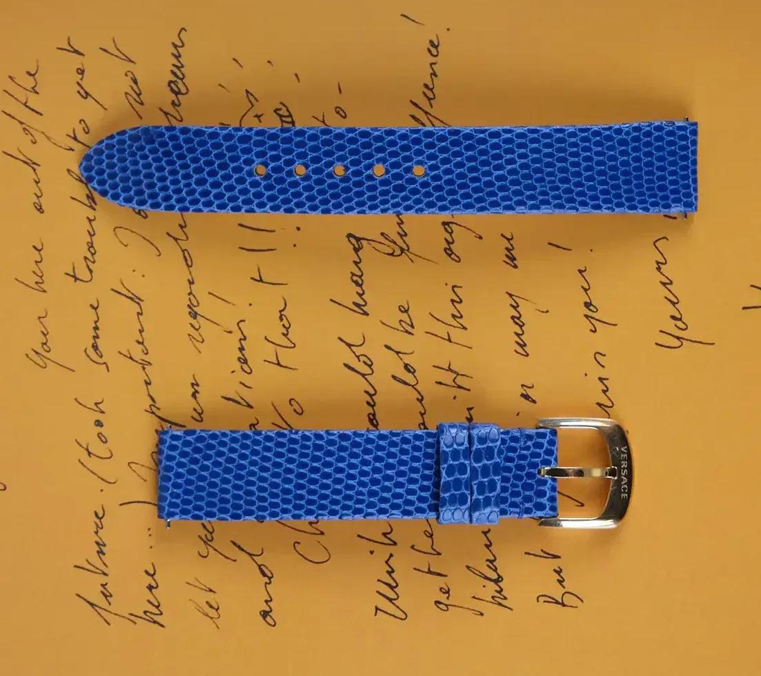 Versace WatchStraps - Da Kỳ Đà - Blue - KOI Leather