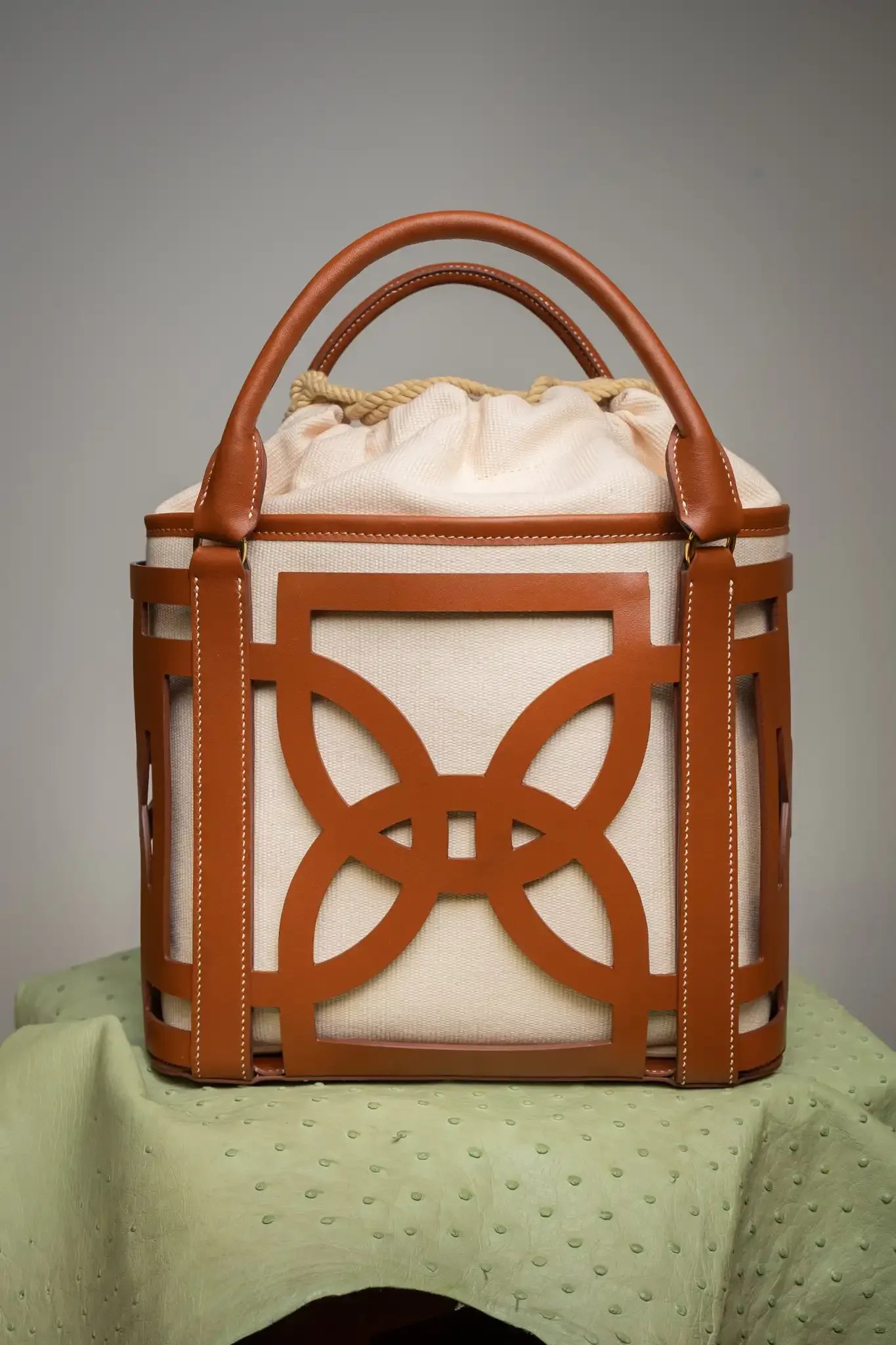 Dee25 Bag - Da Bò Thảo Mộc x Canvas - KOI Leather