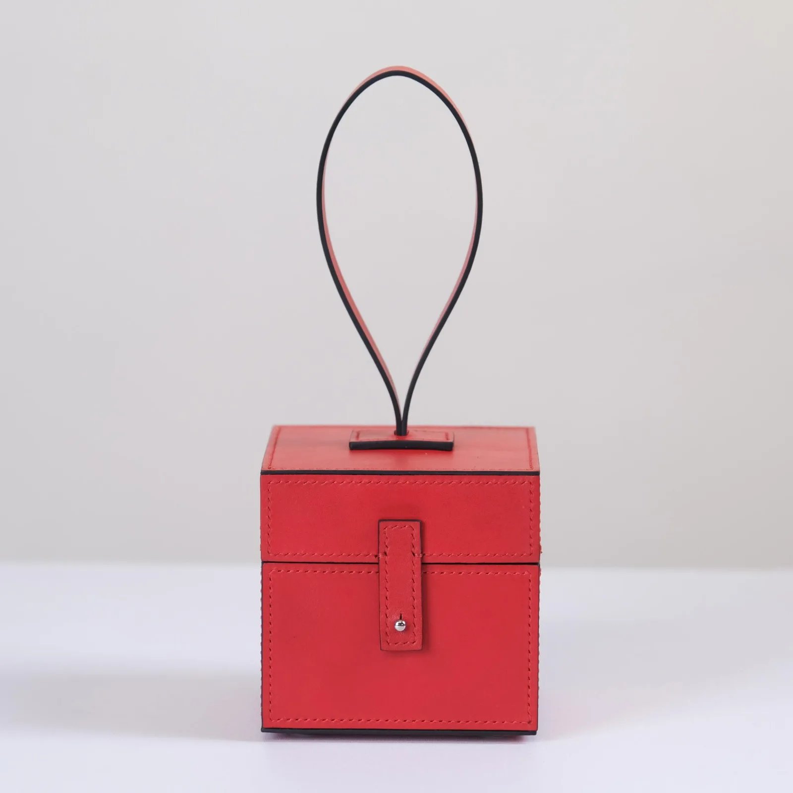 Hộp da cao cấp - Da bò Italia - Red - KOI Leather