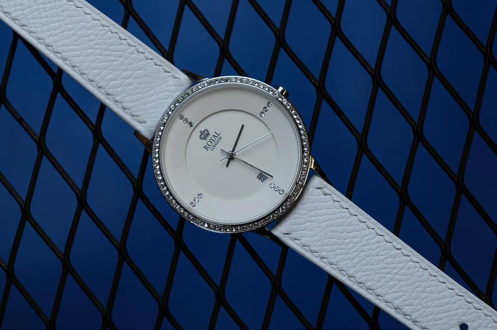 Dây Da Đồng Hồ - Da Epsom -  White - KOI Leather